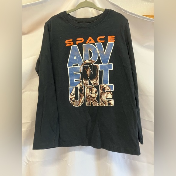 Space Adventure Kids Black T-Shirt - Picture 2 of 5